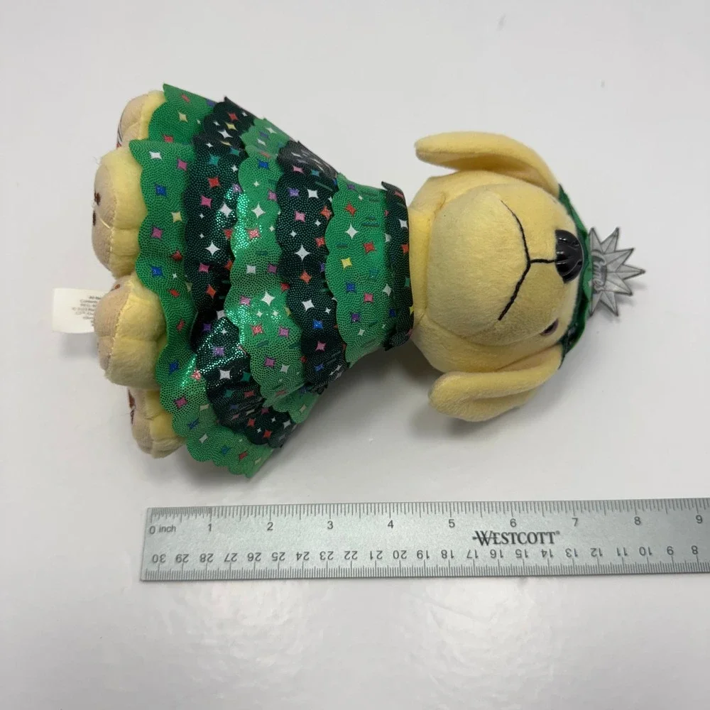 Raising Canes Christmas Tree Dog Plush 2023 Holiday Mascot Yellow Lab 8 Inch